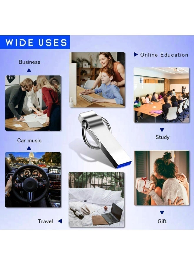 م.ا & ف'س ذاكرة فلاش USB بسعة 1 تيرابايت، عصا USB 3.0 عالية السرعة، مقاومة للماء، ذاكرة محمولة للأجهزة اللوحية/أجهزة الكمبيوتر/أجهزة الكمبيوتر المحمولة (1.0، تيرابايت) - Image 5